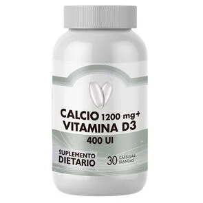 CALCIO 1200MG + VITAMINA D3 400 UI CX30 CAP BLANDAS(NATURALMENTE NF)