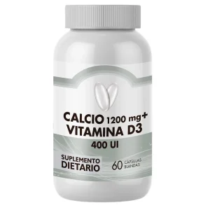 CALCIO 1200MG + VITAMINA D3 400UI FX60CAP BLANDAS(NATURALMENTE NF)