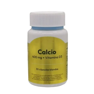 CALCIO 400MG+VITAMINA D3 CX30CAP BLANDA(ROCIPHAR)