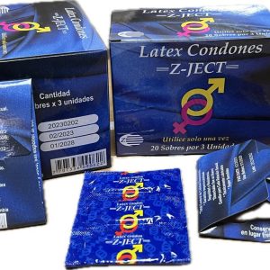 CONDON Z-JECT CX20 SOB X3UND (60 CONDONES)(ZIBOJECT)