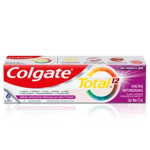 CREMA DENTAL COLGATE TOTAL 12 ENCIAS REFORZADAS CON FLUOR TX150ML