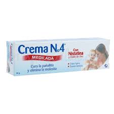 CREMA N°4 MEDICADA TX30 G (NISTATINA + OXIDO DE ZINC)(TECNOQUIMICAS)