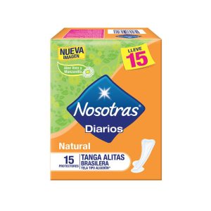 PROTECTORES DIARIOS NATURAL TANGA CX15 UND