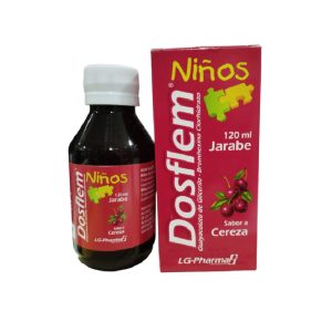 DOSFLEM NIÑOS JARABE FX 120 ML (GUAYACOLATO + BROMHEXINA)