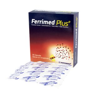 FERRIMED PLUS CX30 CP (FUMAR FERRO+CIANO+ACIDO FOLIC+ACIDO ASCOR)(NOVAMED)