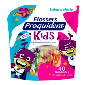FLOSSERS PROQUIDENT KIDS BX40UND(CHICLE) (PROQUIDENT)