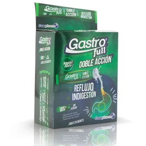 GASTROFULL DOBLE ACCION CX24 SACHETS (ALGINATO DE SODIO+ BICARBONATO DE SODIO+ CARBONATO DE CALCIO)(MEDIBRAND)
