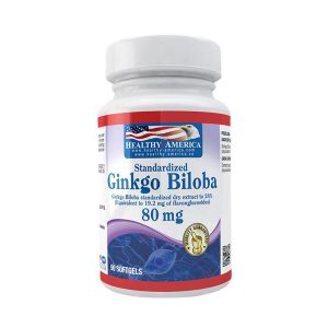 GINKGO BILOBA 80MG CX90 SOFTGELS(HEALTHY AMERICA)