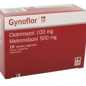 GYNOFLOR 100MG/500MG CX10TB VAG(SIEGFRIED)