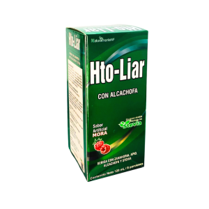HTO-LIAR SABOR MORA ENDULZADO CON STEVIA FX120ML (ZANAHORIA+APIO+ALCACHOFA)(NATURALMENTE NF)