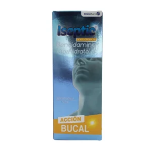ISEPTIC SOL BUCAL FX120ML (BENCIDAMINA CLORHIDRATO 0.15%)(MEDIBRAND)
