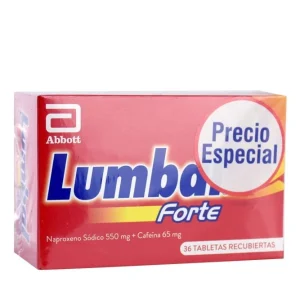 LUMBAL FORTE PRECIO ESPECIAL PAGUE 30 LLEVE 36 TB (LA FRANCOL CONSUMO)