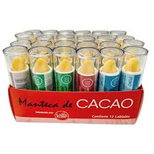MANTECA DE CACAO LABIAL SURTIDO X12UNDS (GLOFARMA)