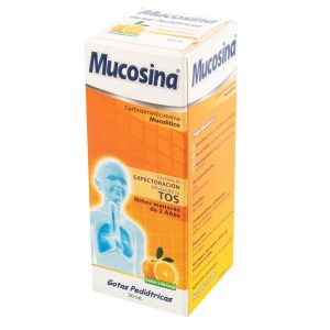 MUCOSINA GT PEDIATRICO FX30 ML (CARBOXIMETILCISTEINA) SABOR NARANJA