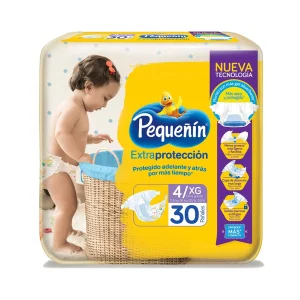 PAÑAL PEQUEÑIN EXTRAPROTECCION ETAPA 4 PQX 30 (E.I)(PRODUCTOS FAMILIA)