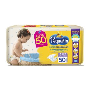 PAÑAL PEQUEÑIN EXTRAPROTECCION ETAPA 4 PQX 50 UND(PRODUCTOS FAMILIA)