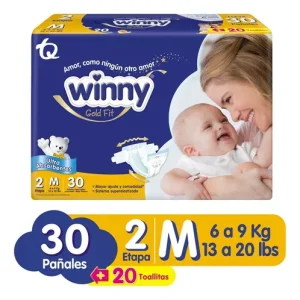 PAÑAL WINNY ULTRATRIM GOLD ET 2 PX32+20 TOALLITAS HUMEDAS(TECNOQUIMICAS)