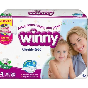 PAÑAL WINNY ULTRATRIM SEC ETAPA 4 PQX30(TECNOQUIMICAS)