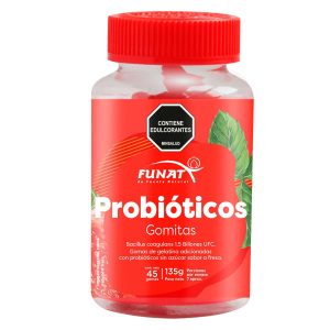 PROBIOTICOS GOMITAS SIN AZUCAR SABOR FRESA FX45UND (FUNAT)