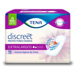 PROTECTORES TENA DISCREET EXTRALARGOS PQX15 UND(PRODUCTOS FAMILIA)