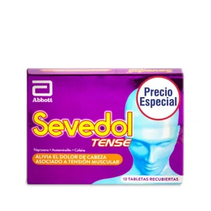 SEVEDOL TENSE PRECIO ESPECIAL PAGUE 10 LLEVE 12 TAB (LAFRANCOL)