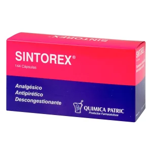 SINTOREX CX144CAP (ACETAMINOFEN 500MG+CLORFENIRAMINA 2MG+FENILEFRINA 5MG+CAFEINA30MG)(QUIMICA PATRIC)