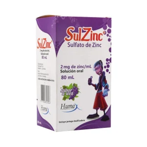 SULZINC 2MG /ML SOL ORAL FX80 ML