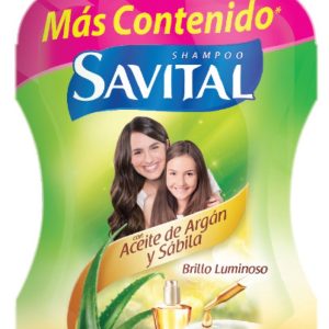 SHAMPOO SAVITAL ACEITE DE ARGAN Y SABILA X 20 SOBRES