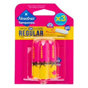TAMPON REGULAR DIGITAL SIN APLICADOR CX3(PRODUCTOS FAMILIA)
