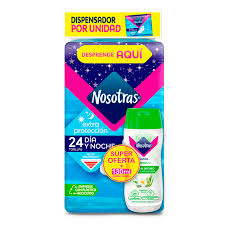 TOALLA EXTRAPROTECCION TELA PQX 24 UND+JABON INTIMO FX 130ML(PRODUCTOS FAMILIA)