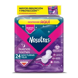 TOALLA NOSOTRAS BUENAS NOCHES PQX24 UND(PRODUCTOS FAMILIA)