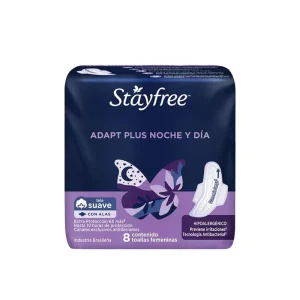 TOALLA STAYFREE ADAPT PLUS NOCHE Y DIA PQX8UND(JOHNSON & JOHNSON)