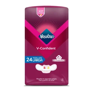 TOALLAS NOSOTRAS V-CONFIDENT LARGA PX24 UNDS(PRODUCTOS FAMILIA)