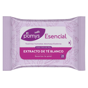 TOALLITAS HUMEDAS POMYS ESENCIAL  PQX 28UND(PRODUCTOS FAMILIA)