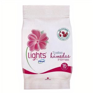 TOALLAS HÚMEDAS ÍNTIMAS LIGHTS PQX16 UND - TENA
