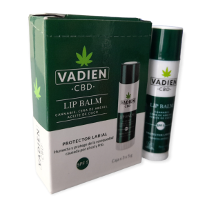 VADIEN CBD PROTECTOR LABIAL X5G (CANNABIS+CERA DE ABEJAS+ACEITE DE COCO) (VIKOS) (MEMPHIS)