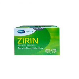 ZIRIN 10MG CX50 CAP (CETIRIZINA DICLORHIDRATO) (MEGA WE CARE)