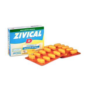 ZIVICAL D CX 20 TB (VITAMINA D3+CALCIO)(LABQUIFAR)