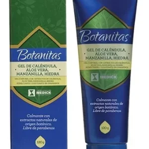 GEL CORPORAL CON CALENDULA ALOE VERA MANZANILLA HIDERA X120GR