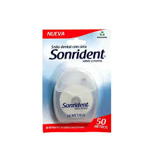 SEDA DENTAL SONRIDENT CON CERA MENTA X50MTS