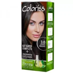 TINTE KIT COLORISS CASTAÑO OSCURO 3.0