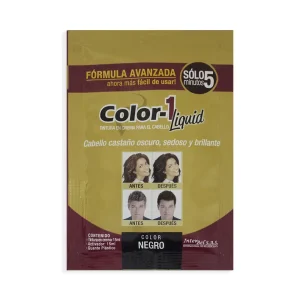 TINTURA SIN AMONIACO NEGRO COLOR 1