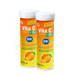 VITAMINA C + ZINC NARANJA EFERVESCENTE 2 FCOX10