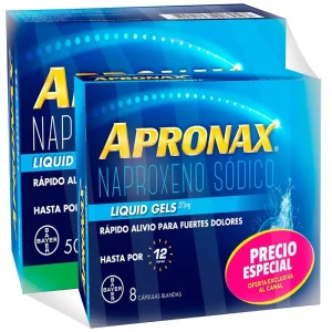 APRONAX LG 275 MG X 50 CAP GRATIS APRONAX LG 275 MG X 8 CAP