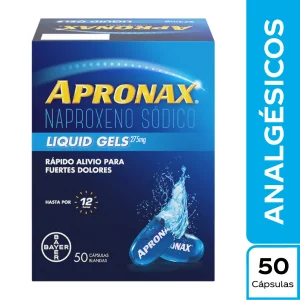 APRONAX LG NAPROXENO 275 MG X 50 CAP
