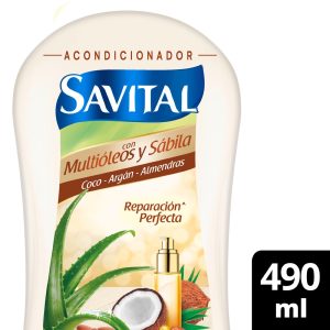 ACONDICIONADOR SAVITAL MULTIOLEOS Y SABILA X 490 ML