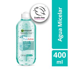 AGUA MICELAR GARNIER PURE ACTIVE X 400 ML