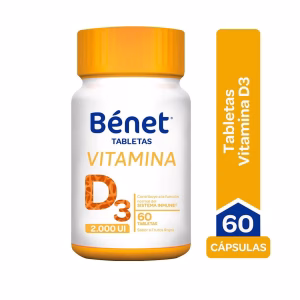 BENET VITAMINA D3 2000 UI X 60 TABL