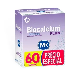 BIOCALCIUM PLUS CALCIO 600 MG X 60 SOBRES P.ESP