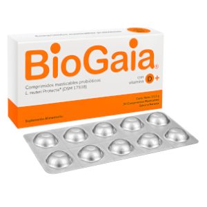 BIOGAIA PROBIOTICOS CON VITAMINA D X 30 TABL